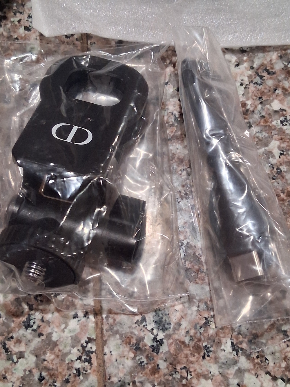 Dior Compact Selfie Cell Phone Light — Black and White (GWP) VERY Nice.New - Picture 3 of 4